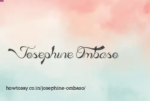 Josephine Ombaso