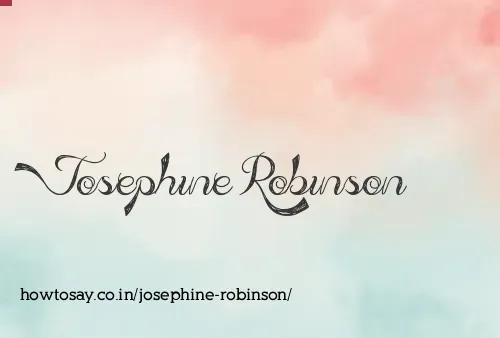 Josephine Robinson