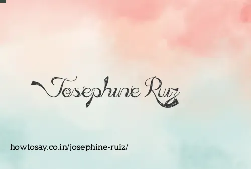 Josephine Ruiz