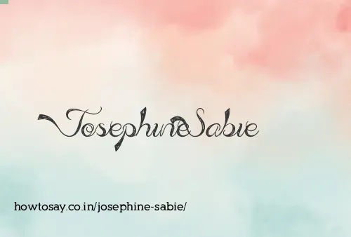 Josephine Sabie