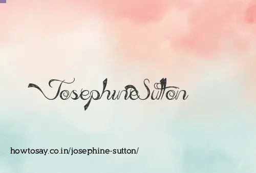 Josephine Sutton