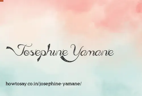 Josephine Yamane