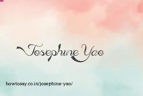 Josephine Yao