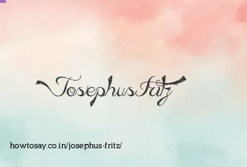 Josephus Fritz