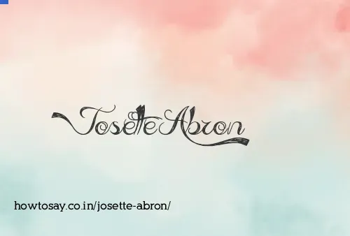 Josette Abron