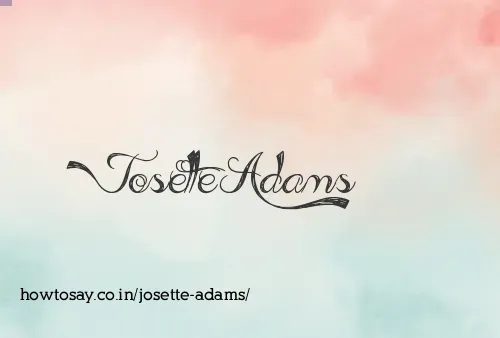 Josette Adams