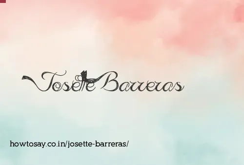 Josette Barreras