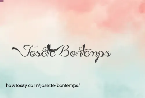 Josette Bontemps