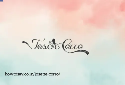 Josette Corro