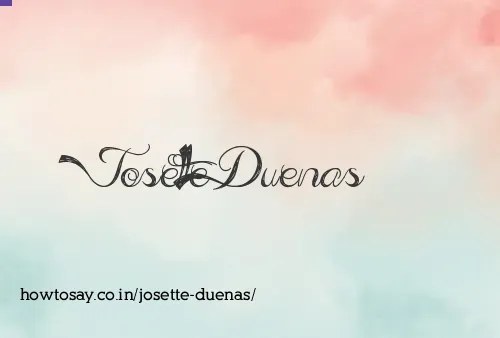 Josette Duenas