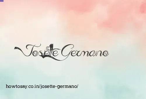 Josette Germano