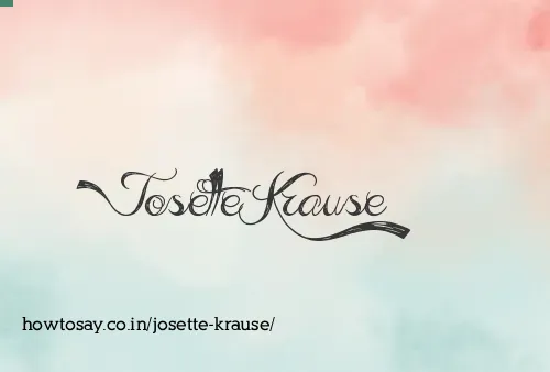 Josette Krause