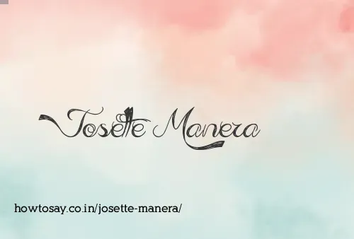Josette Manera