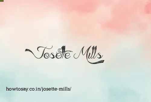 Josette Mills