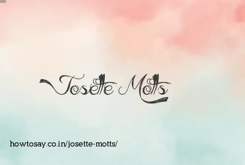 Josette Motts