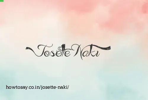 Josette Naki