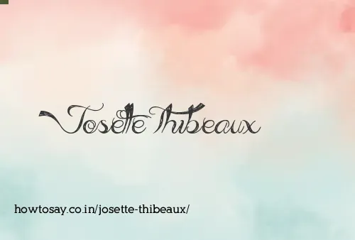 Josette Thibeaux