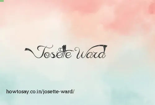 Josette Ward