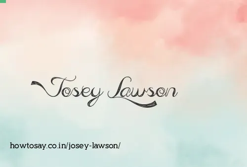 Josey Lawson