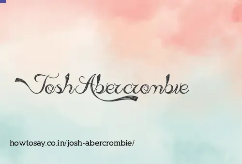 Josh Abercrombie