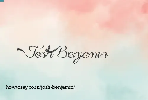 Josh Benjamin