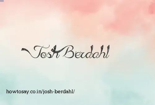 Josh Berdahl