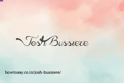 Josh Bussiere