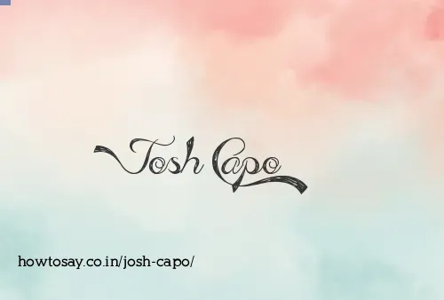 Josh Capo