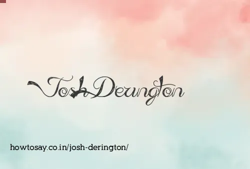 Josh Derington