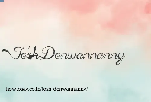 Josh Donwannanny