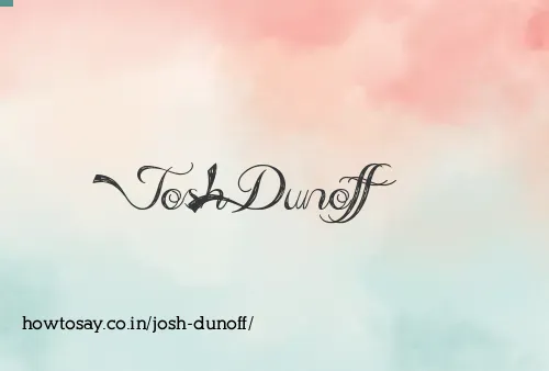 Josh Dunoff