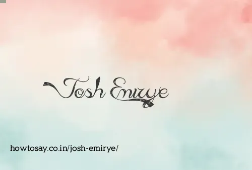 Josh Emirye