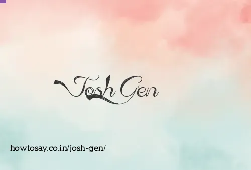 Josh Gen