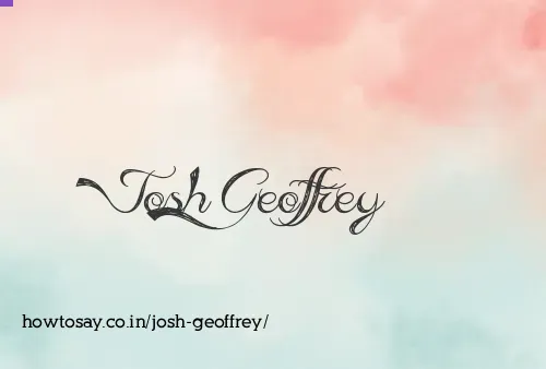 Josh Geoffrey