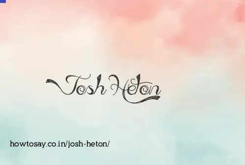 Josh Heton