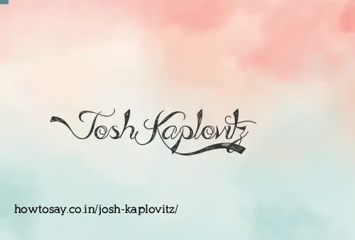 Josh Kaplovitz