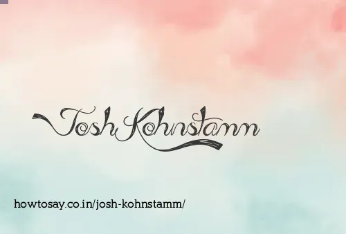 Josh Kohnstamm