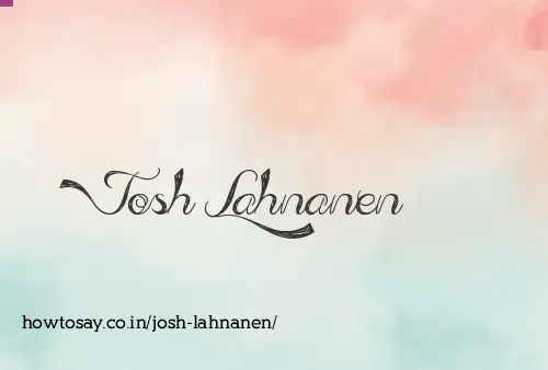 Josh Lahnanen
