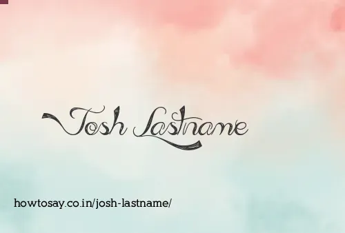 Josh Lastname
