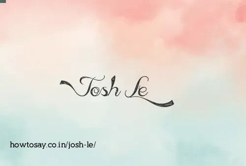 Josh Le
