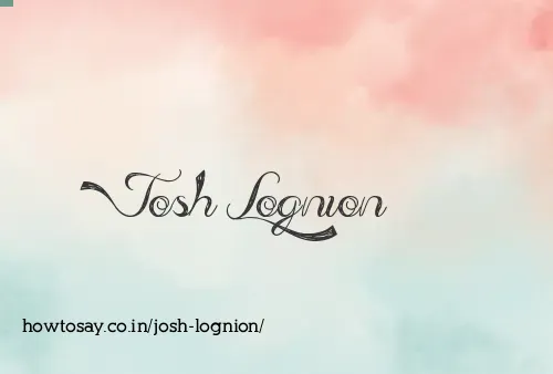 Josh Lognion