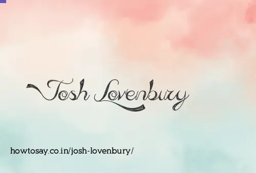 Josh Lovenbury