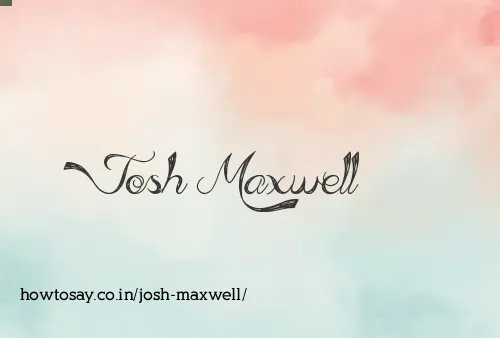 Josh Maxwell