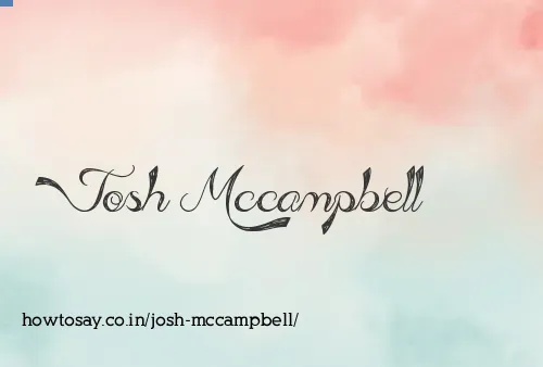 Josh Mccampbell