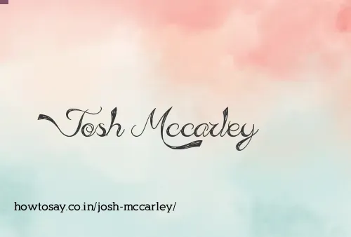 Josh Mccarley