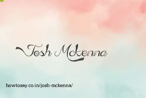 Josh Mckenna