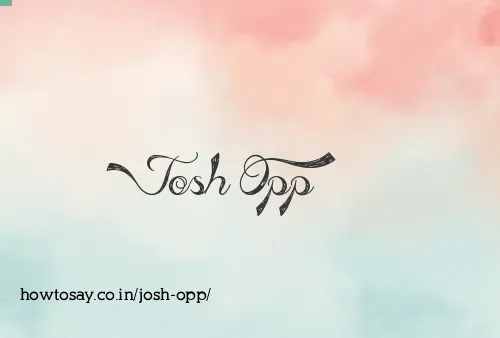 Josh Opp