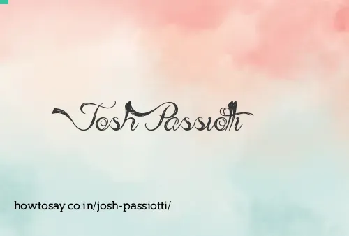 Josh Passiotti