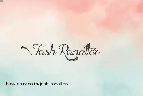 Josh Ronalter