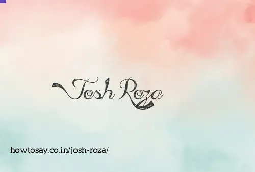 Josh Roza